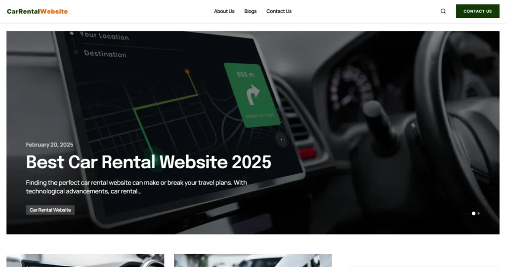 Car Rental Website